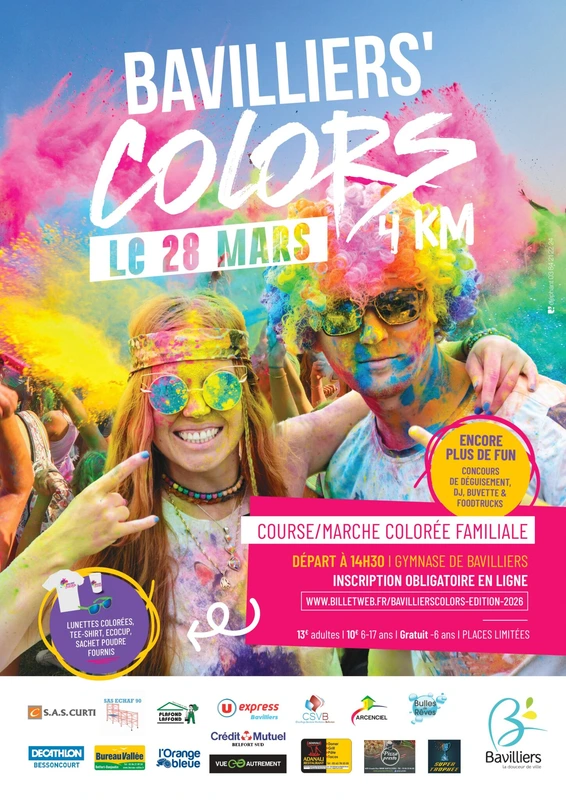 Colors Run — Bavilliers — 28 MARS 2026